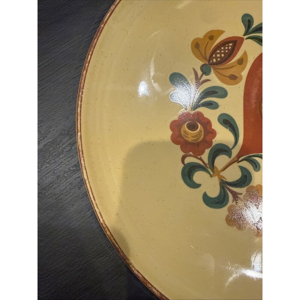 Vintage Taylor Simth & Taylor Rooster Dinner Plate 10 1/8" - Picture 8 of 10